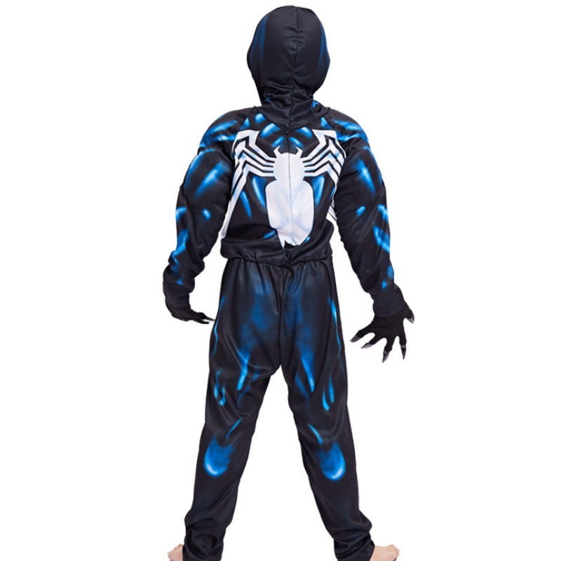 Venom Muscle -puku cosplay supersankari elokuvapuku Kids Boys Halloween -puku lapsille