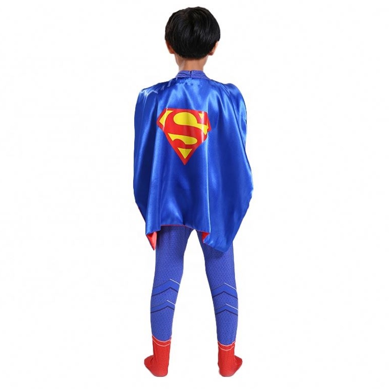 Marvel DC Superhero TV&Movie Blue&red Comic Figures Fancy Cosplay Bodysuit -puku -sukkahousut Anime Super Man -pukut Clokin kanssa