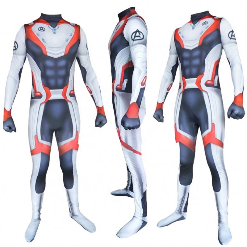 Ecoparty New Style Avenger 4 Endgame Quantum Realm Cool Superhero Cosplay Zentai Bodysuit -pukut miehille Aikuisten pukut