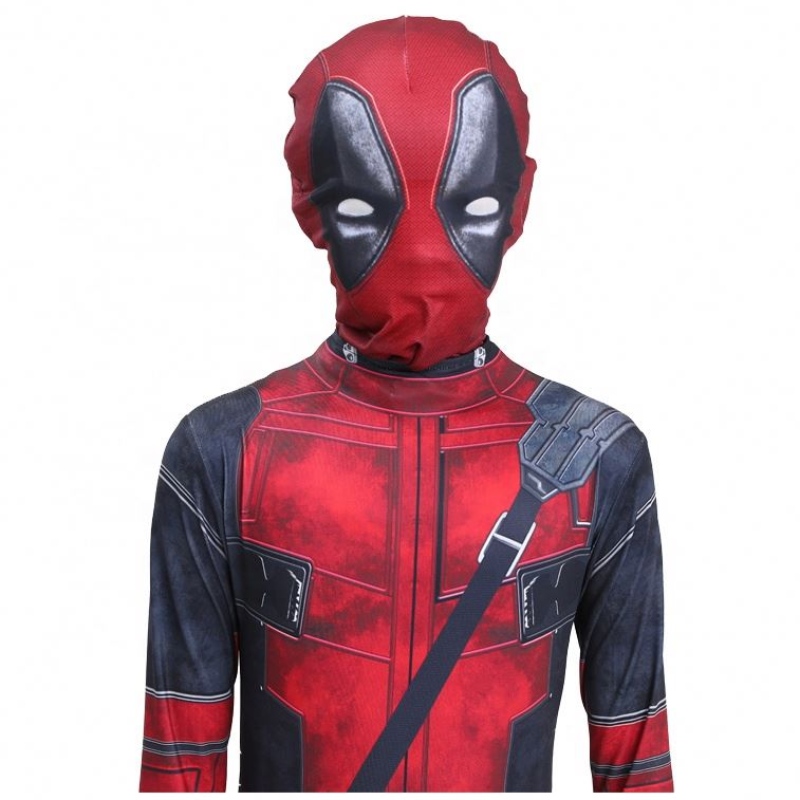 Pojat Cool Movies Anime Superhero Halloween Xmas Party Gifts Cosplay Dead Pool -lapset pukut päähine miekka -aseilla