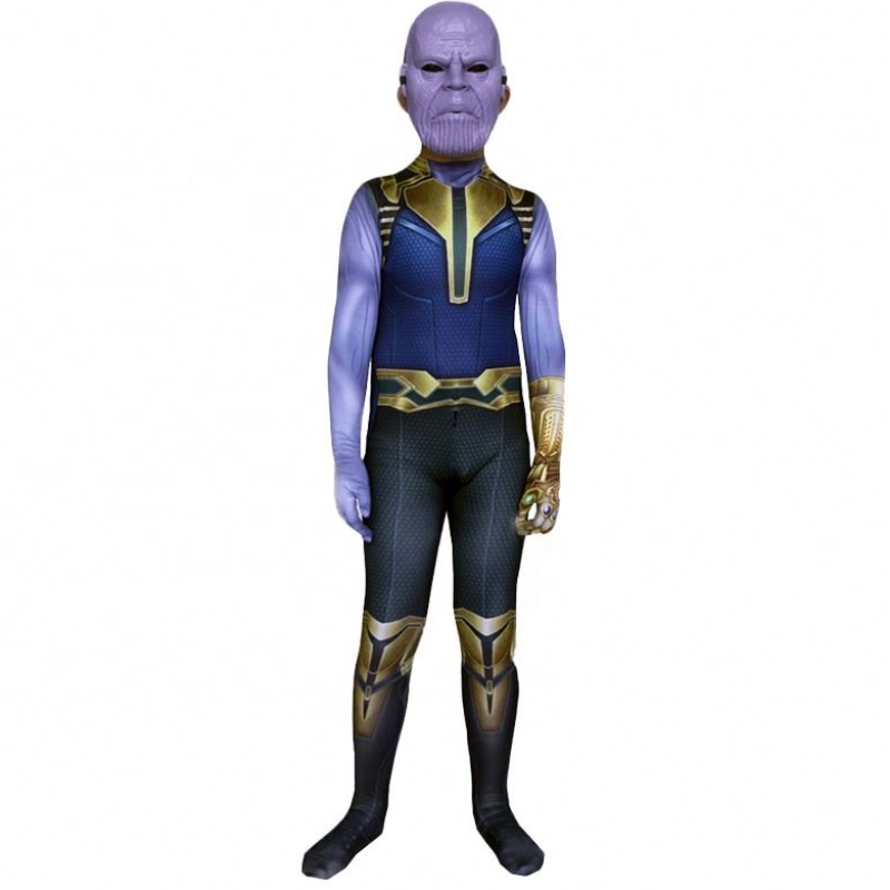 Tehtaan tarjonta violetti ihon ääretön sota Halloween TV&-elokuvan rekvisiitta lapsille Thanos -puku maskin kanssa