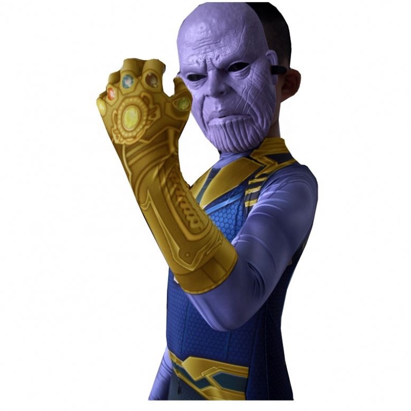 Tehtaan tarjonta violetti ihon ääretön sota Halloween TV&-elokuvan rekvisiitta lapsille Thanos -puku maskin kanssa