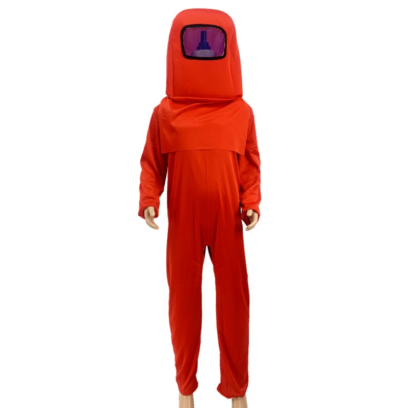 Kids Anime Game Space Kill Jumpsuit cosplay -puku Söpöt lapset Halloween Stage Show -roolipelit Mask Bodysuit