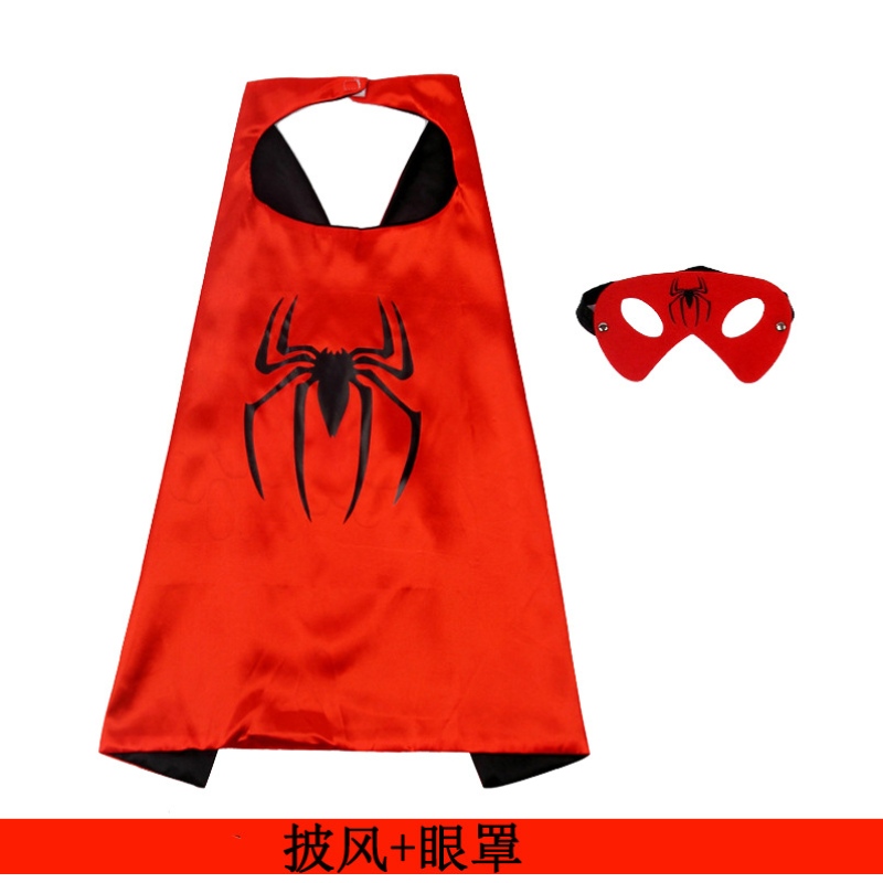 Tukkumyynti Halloween Party Superhero Capes -pukuasetus Cosplay Kids Adult Hero Cape