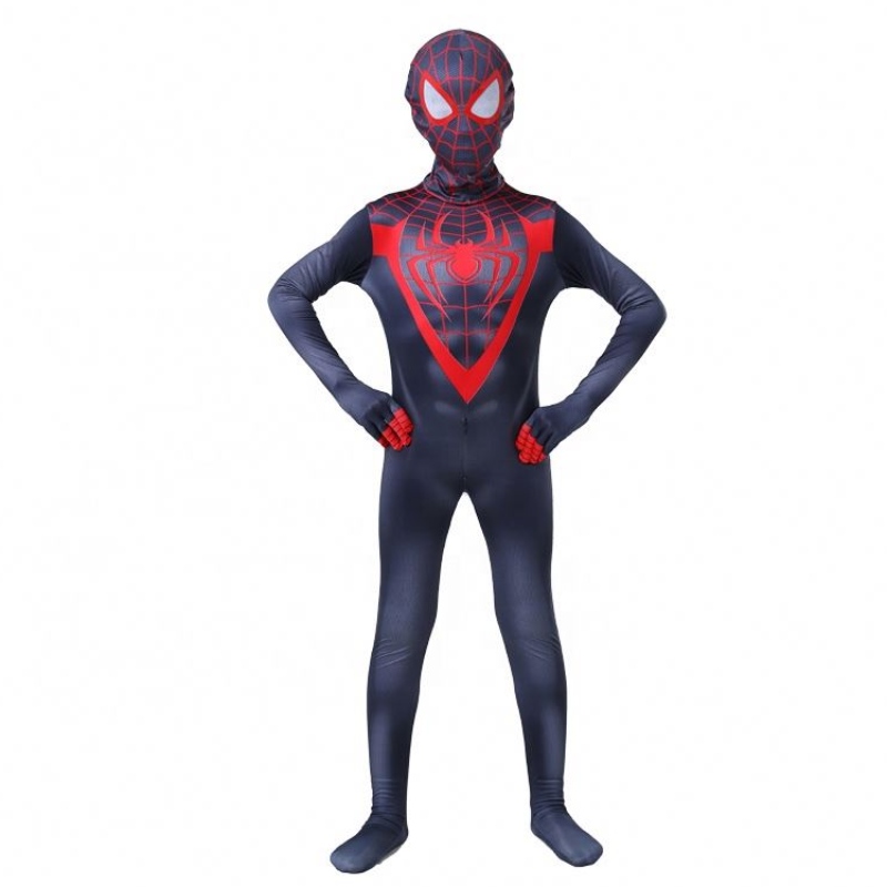 Uusi tyyli kuuma myynti Halloween Black&red for Boys Child TV&Movie Superhero Cosplay Factory Direct Spider Man Jumpsuit -pukut