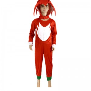 Poika tyttö Sonic hedgehog -puku Sonic -puku Kids Halloween -juhlapeli Cosplay Lapset Blue Sonic Jumpsuit