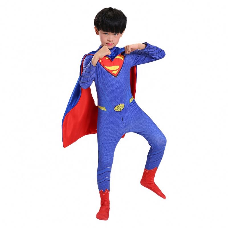 TV&movie -toimintahahmo Halloween cosplay hyppypuvun anime sukkahousut Super Man -pukut Clokin kanssa