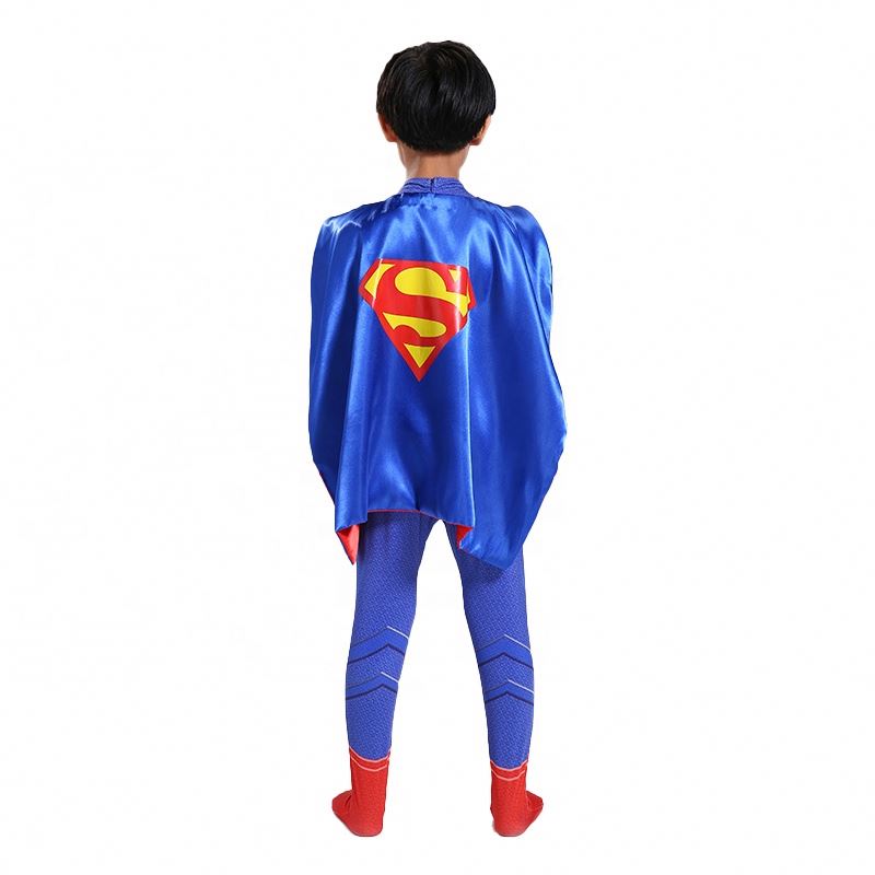 TV&movie -toimintahahmo Halloween cosplay hyppypuvun anime sukkahousut Super Man -pukut Clokin kanssa