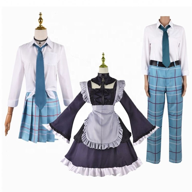 Anime My Dress-Up Darling Marin Kitagawa cosplay -pukukoulu Uniform-hame asusteet Halloween Carnival PUT