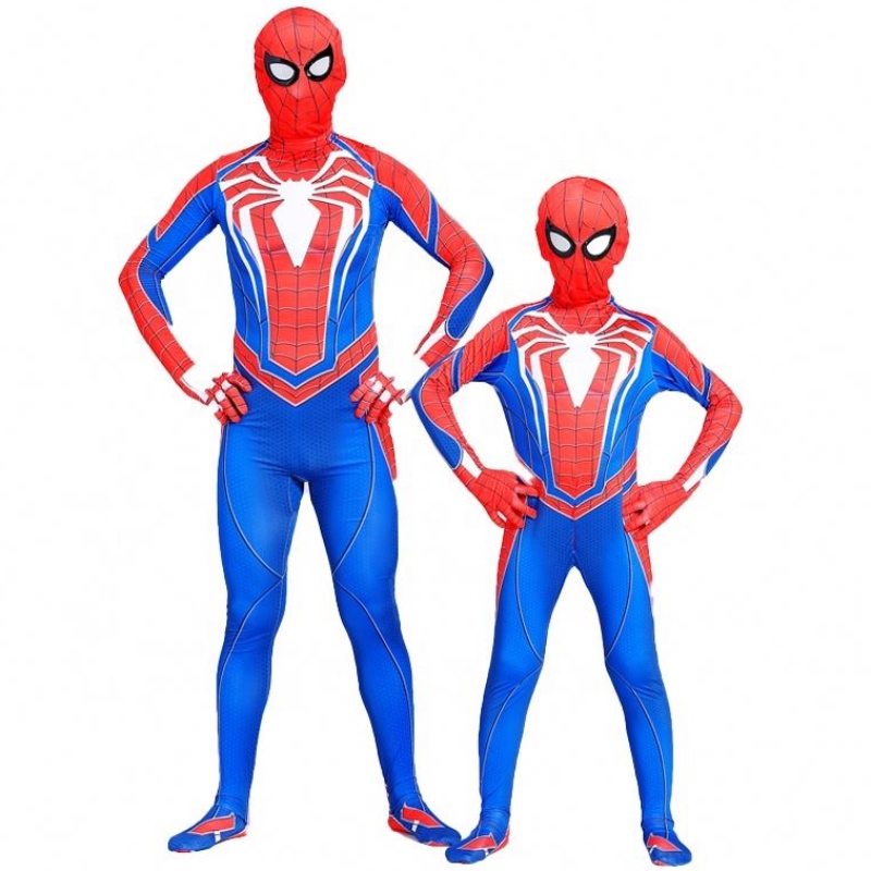 Paras hinta musta&red jumpsuit Kids&adults TV&Movie Superhero Halloween Cosplay -tehtaan tarjonta Amazing Spiderman -puvut