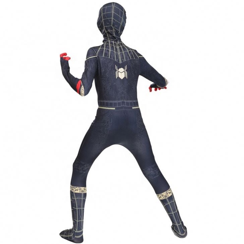 Fancy jumpsuit Aikuinen ja lapset Halloween cosplay bodysuit punainen musta spandex 3D -painetut vaatteet Hämähäkki Man Spiderman -puku