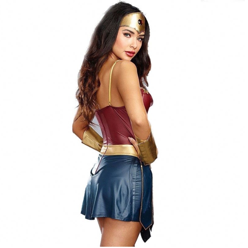 2021 juhla seksikäs Wonder Woman Halloween -puku aikuiselle