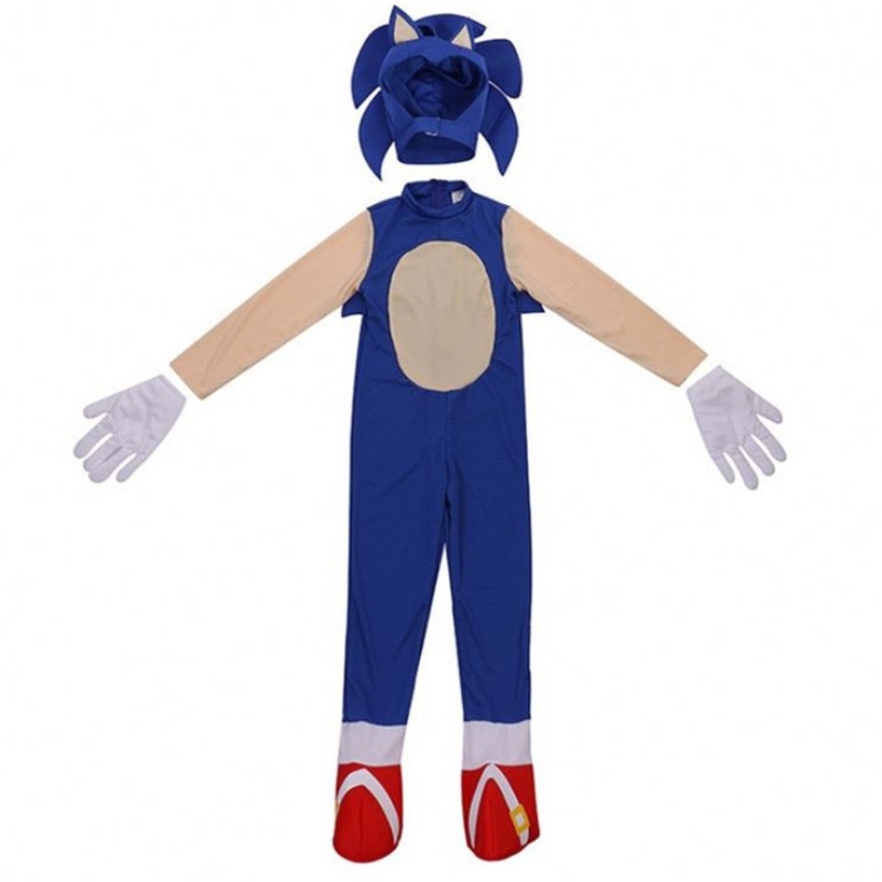 Onic Halloweenin lasten puku Sonic the Hedgehog Cartoon Sonic Boy Cosplay Game Performance -puku