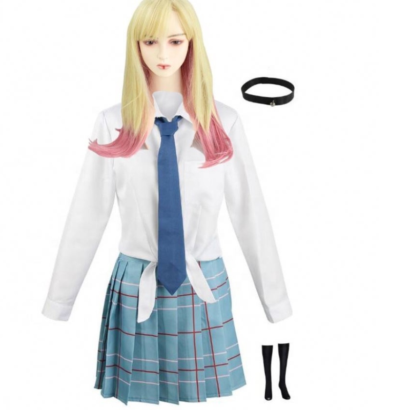 Ecowalson Marin Kitagawa cosplay My Dreas Up Darling Putuk School JK Uniform -hame Asut Halloween Carnival PUT