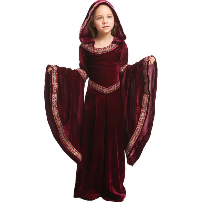 Halloween-puku keskiaikainen renessanssi Kids Vampire Fancy Dress HCVM-011