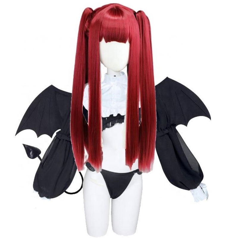 ecowalson anime rizu kyun cosplay cousume minun pukeutumisella kultaseni cosplay kitagawa marin bikini cosplay pukun Kuroe Shizuku -peruukki