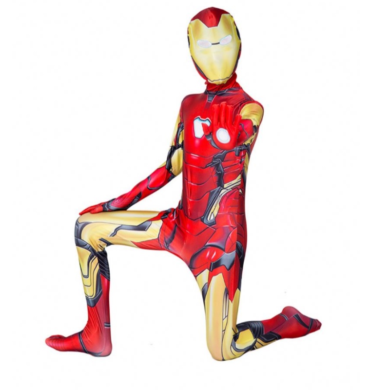 Halloween Ironman -puku aikuisten lasten endgame -supersankarien kanssa lasten jumpsuit -puku aikuisten lasten karnevaalijuhlat