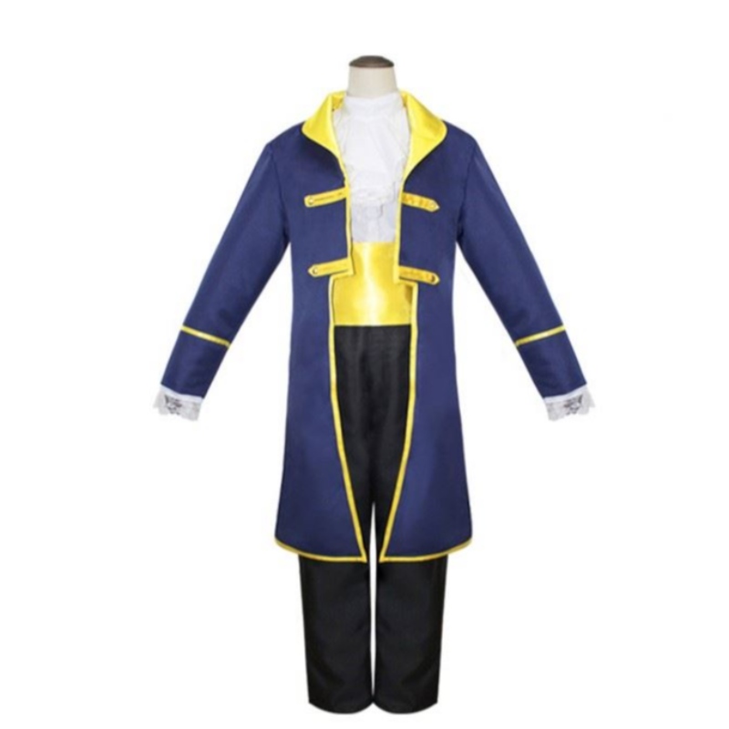 Carnival Cosplay Lapset Blue Boys Pianist Prince -puku juhliin