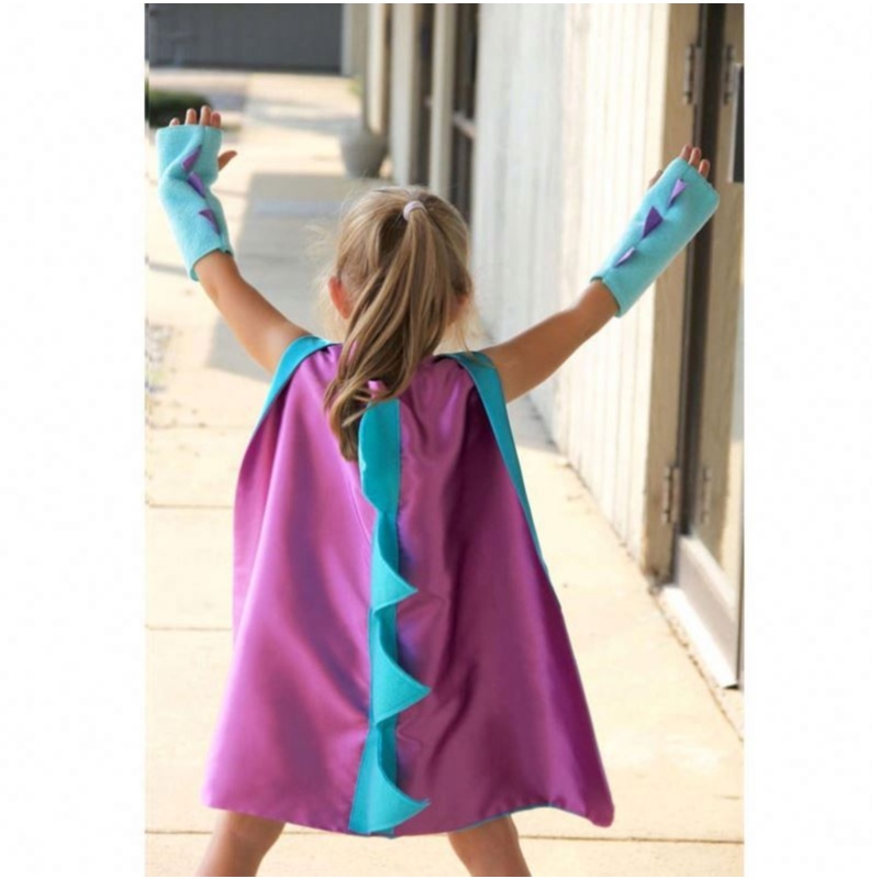 2021 Halloween -puku dinosaurus cosplay Animal Green Dinosaurus puku Cape Cloak