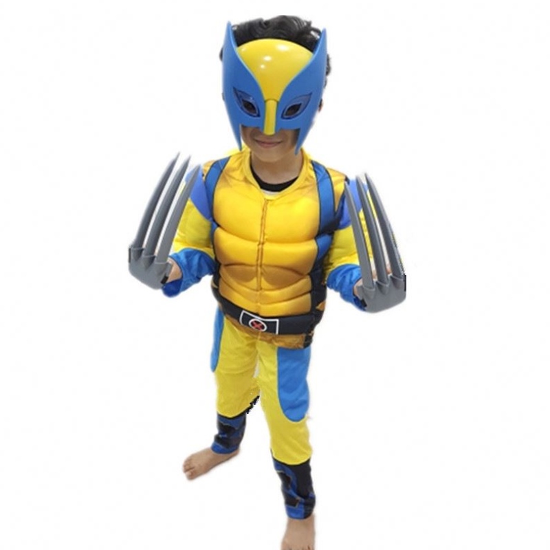 Lasten Iron Wolf -puku cosplay Boys Superhero Party Fantasy Child Birthday Halloween/Carnival -lahja