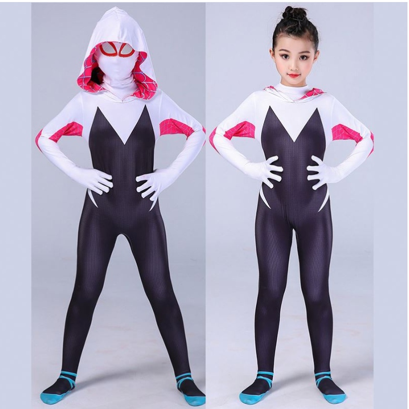 TV&Movie Curses Superhero -puku Spiderman Bodysuit lapsille Spider-Man Jumpsuit Halloween Cosplay Anime -vaatteet