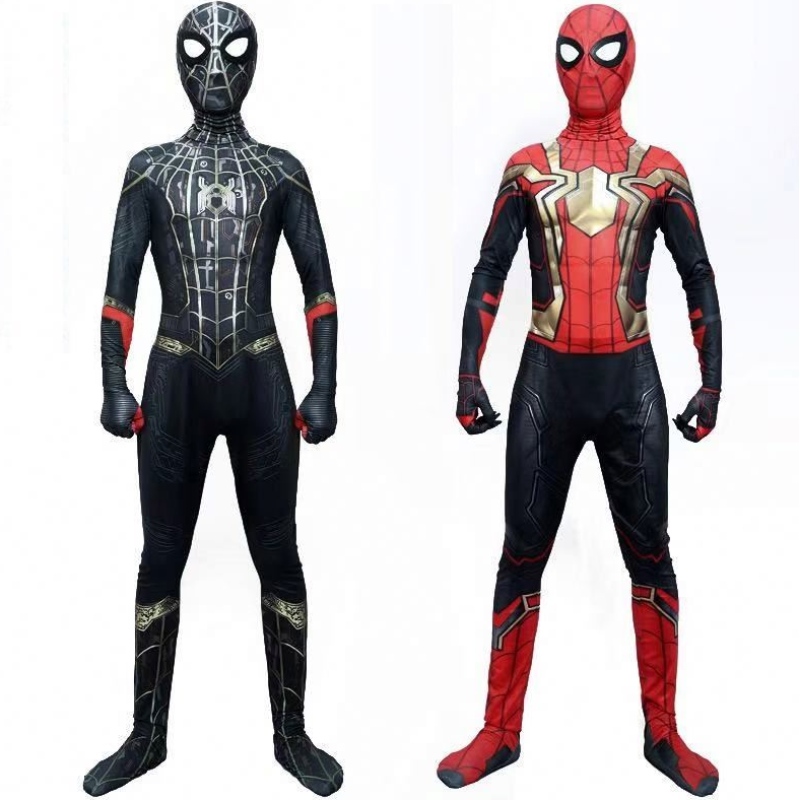 Supersankaripuku Body for Kids Halloween Cosplay Jumpsuit 3D -tyylinen aikuisten Spiderman -puku cosplay -pukut