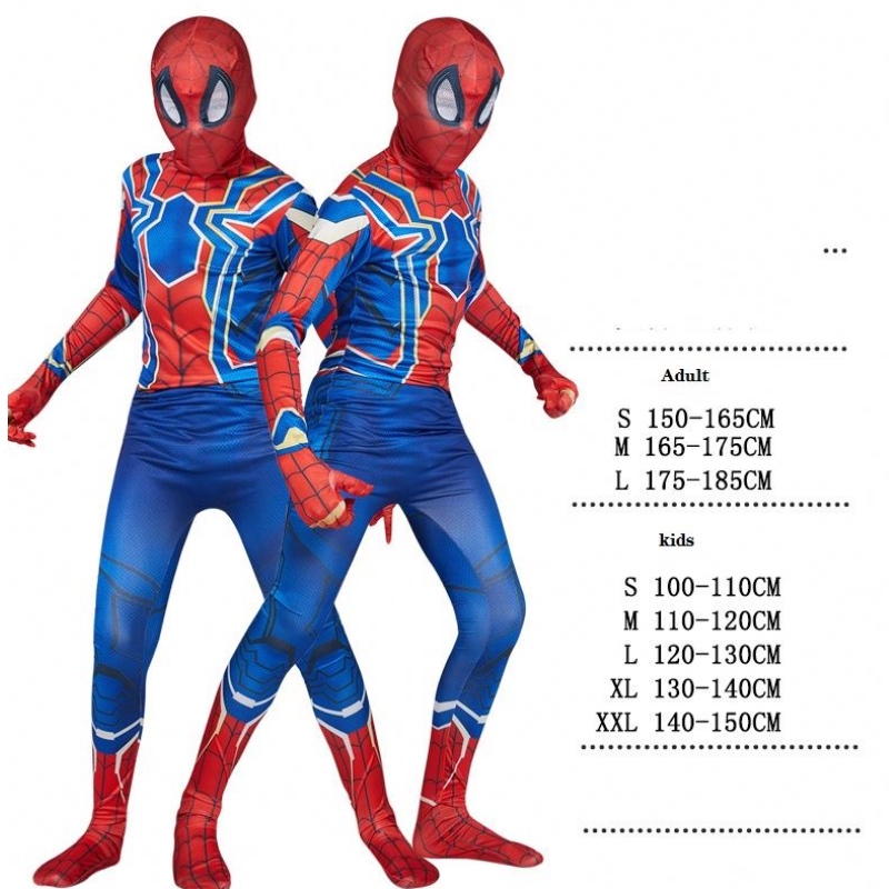 Kids -pukuyhteensopiva supersankaripuku -SUUTS KIDEN HALLOWEEN COSPLAY -PUKUT 3D -TYYPPI Spiderman Puit lapsille