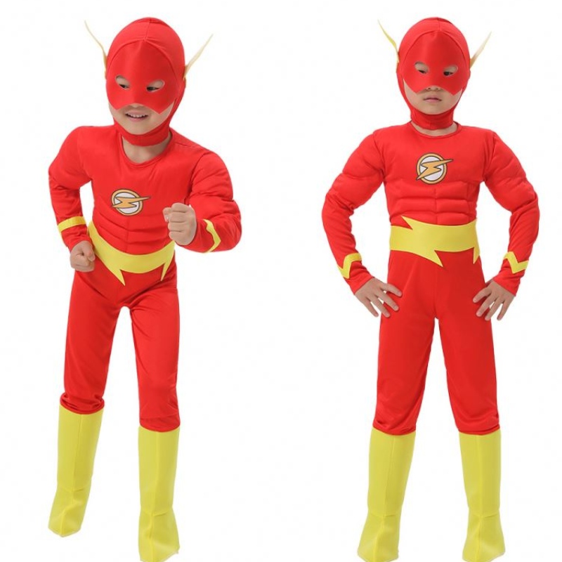 Halloween -puku Fancy Kids Fantasy Comics Carnival Party Halloween Flashman Cosplay -pukut