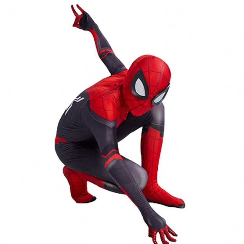 Spiderman -puku Body for Kids Spandex Zentai Halloween Cosplay Jumpsuit 3D -tyyli