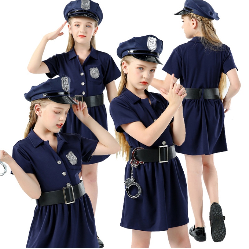 Lapset Halloween Man puvut Kids Party Carnival Uniform 100-160 cm:n poikien armeijan miehet cosplay-vaatteet