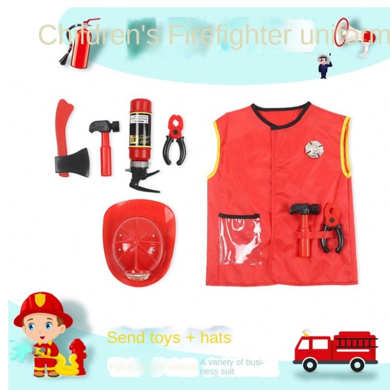 Lapset Doctor Uniform cosplay Child/firefighter/pilot Engineer/Cook/nurse cosplay -puku