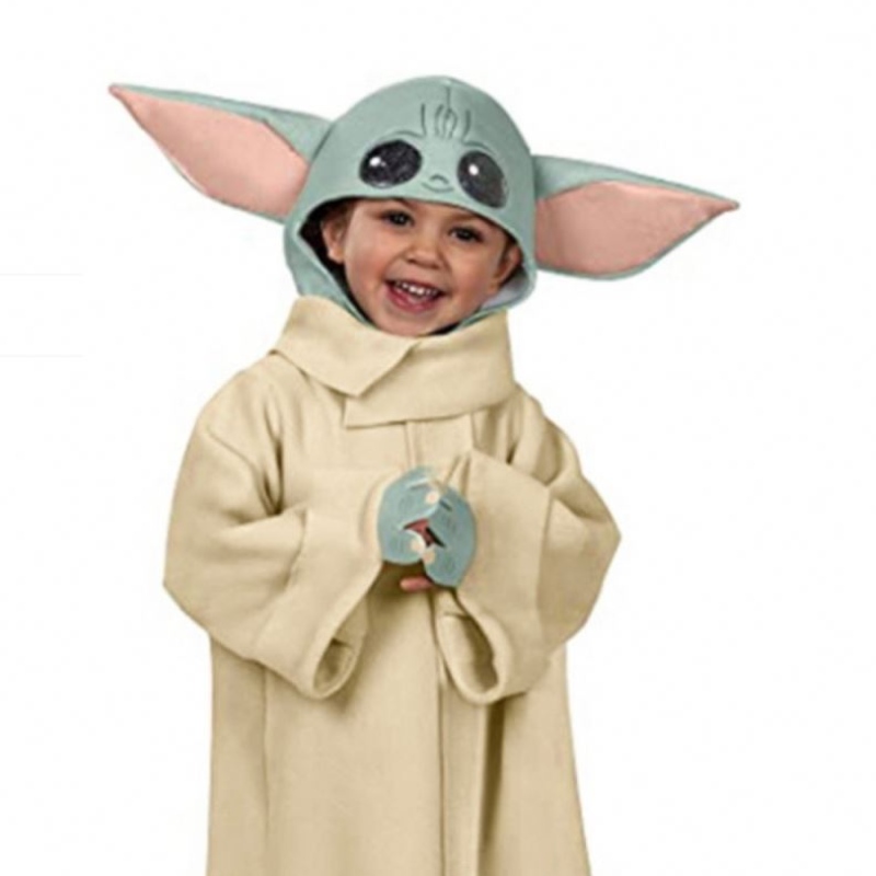 Baby yoda cosplay -puku Yoda War Anime Kids Conelall