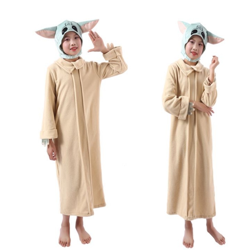 Baby yoda cosplay -puku Yoda War Anime Kids Conelall