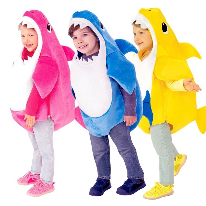 2022 Toddler Family Shark -puku cosplay Halloween -puku lapsille eläinten puku lapsille karnevaalijuhlat pukeutuvat pukuun