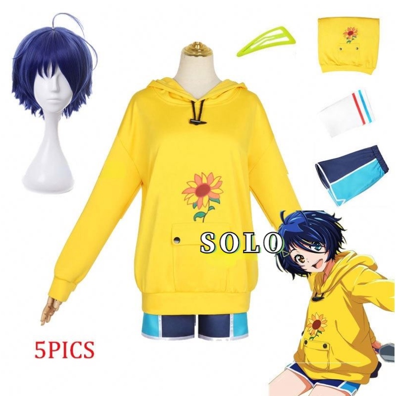 Uusi anime Wonder Priority Cosplay OHTO AI Hoodies Girl Powerpaita Sport Pullover -pukuvaatteet Cos Wig Halloween