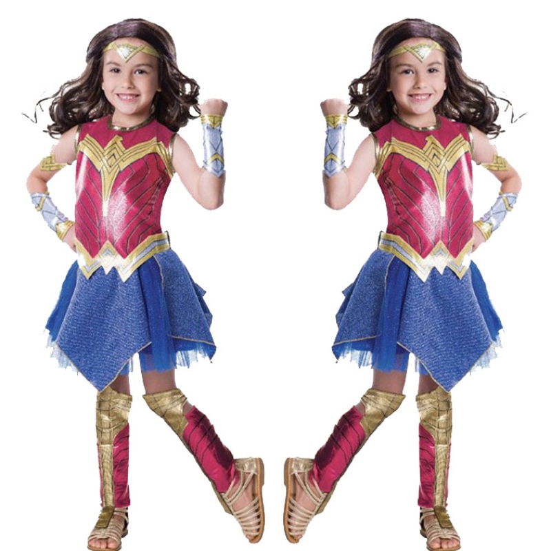 Wonder Woman Movie Child \\'s arvopuku Kids Girls Fancy Deluxe -vaatteet