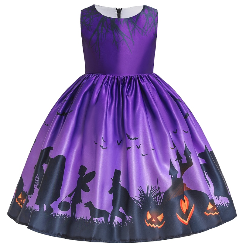 Lasten vaatteet Halloween Princess -mekko Halloweenille