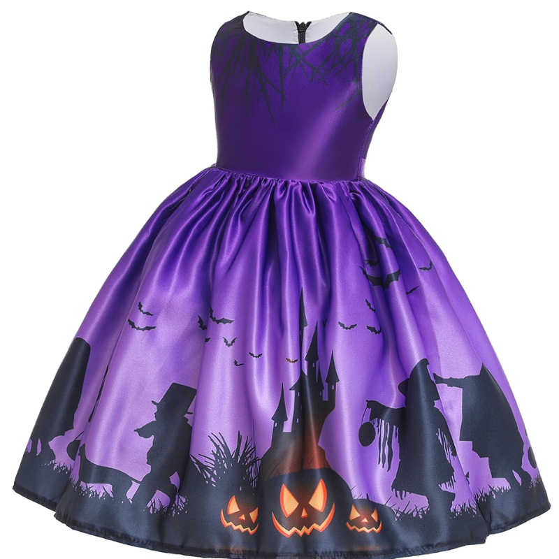 Lasten vaatteet Halloween Princess -mekko Halloweenille