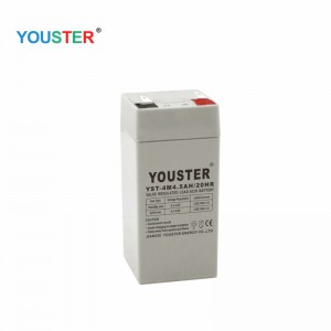 Tiivistetty lyijyhappoakku 4v4.5ah iso kapaity asteikon painotusjärjestelmän akku