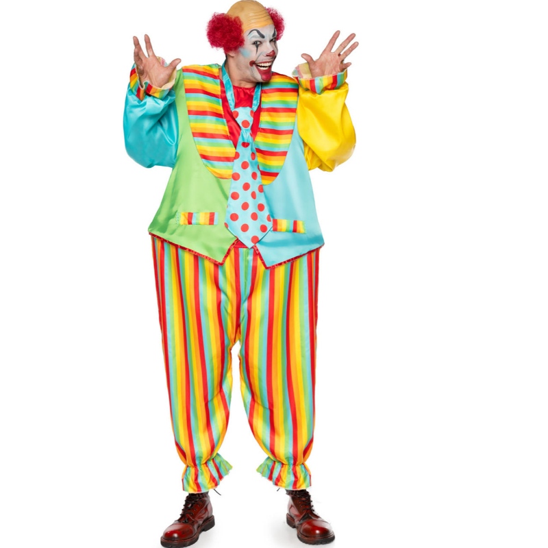 MEN\'S CIRCUS CLOWN COSTUME