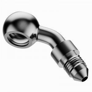 35 DegreeAluminium Banjo adapteri Bolt AN Jarruliittimien valmistus