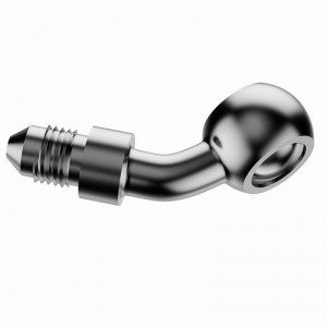 35 DegreeAluminium Banjo adapteri Bolt AN Jarruliittimien valmistus