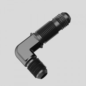 90 asteen uros Bulkhead polttoaineen kiinnitysadapteri Union Alumiini