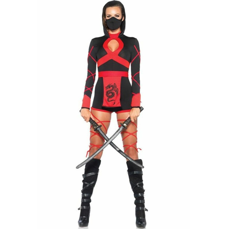 DRAGON NINJA COSTUME with FACE MASK