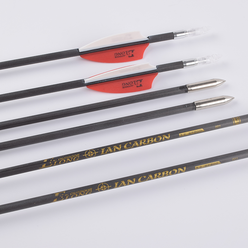 3,2 mm puhdasta hiilikuitua nuoli jousijousille