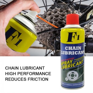 Valmistaja F1 Chain Lube Lubricant Spray Penetrating Oil Anti-Rust Lubricant Spray