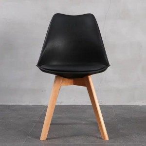 Tukkumyynti moderni muovinen ruokasali Bistro Cafe -ravintola värikäs akryylituoli muovituoli ja pehmeä tyyny