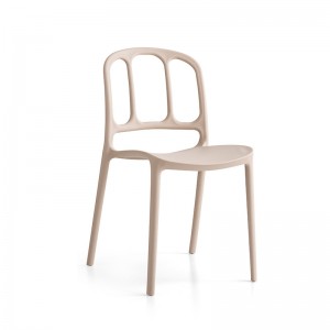 Moderni ulkokahvilan tuolit ravintola ruokasalituoli korkealaatuinen pinottava oleskelutila muovinen tuoli