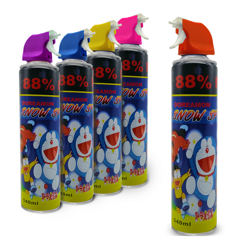 Doraemon Snow Spray Party Foam Snow Spray Flying Snow Spray