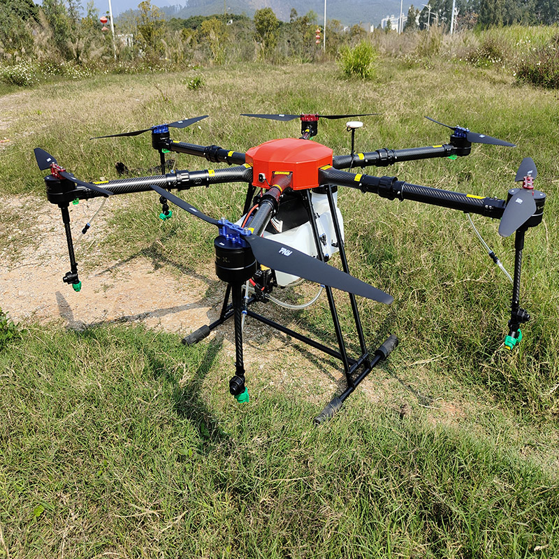 6-akselin 16 kg:n hedelmöitys Drone-maatalouden ruiskutus Drone-maatalous